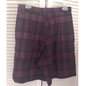 Vintage 90s M.E.M.P.H.I.S Hi Rise Mom Plaid Bermuda Shorts 12